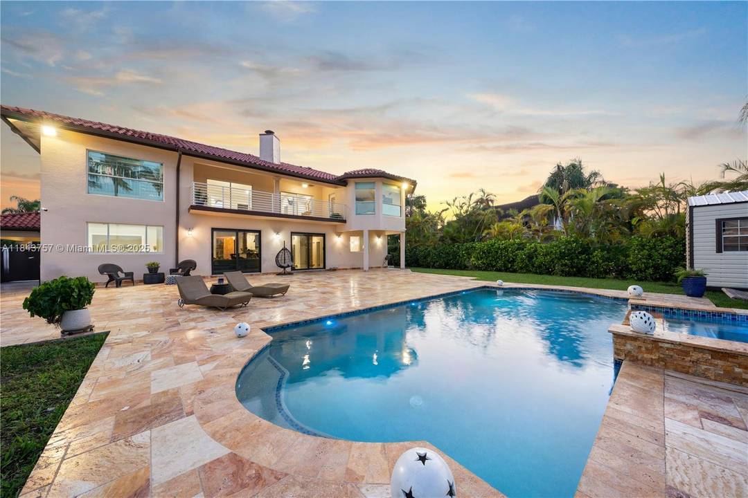 Welcome to your private sanctuary this exquisite 5 bedroom, 6 bathroom estate offers 5, 253 square feet of impeccably designed living space, 10 foot ceilings throughout, set on over 15, ...