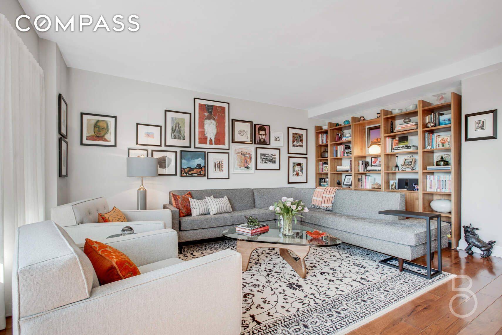 No Expense Spared in this exquisitely Renovated Top Floor 2 Bedroom with Sweeping Views.