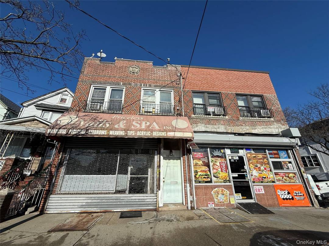 Excellent opportunities to own this mixed use building, 1 store front with 3 residential units 3 two bedrooms units Store currently vacant, previous a nail salon for more than 10 ...