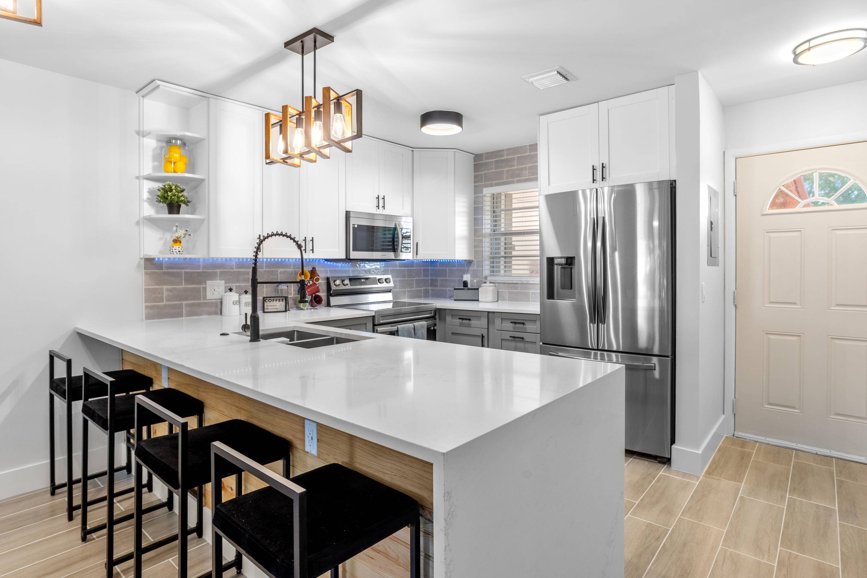 Discover modern living at its best in this meticulously renovated 2 bedroom 2 bathroom condo located in desirable Active Adult 55 Community of Greenway Village in Royal Palm Beach, FL ...