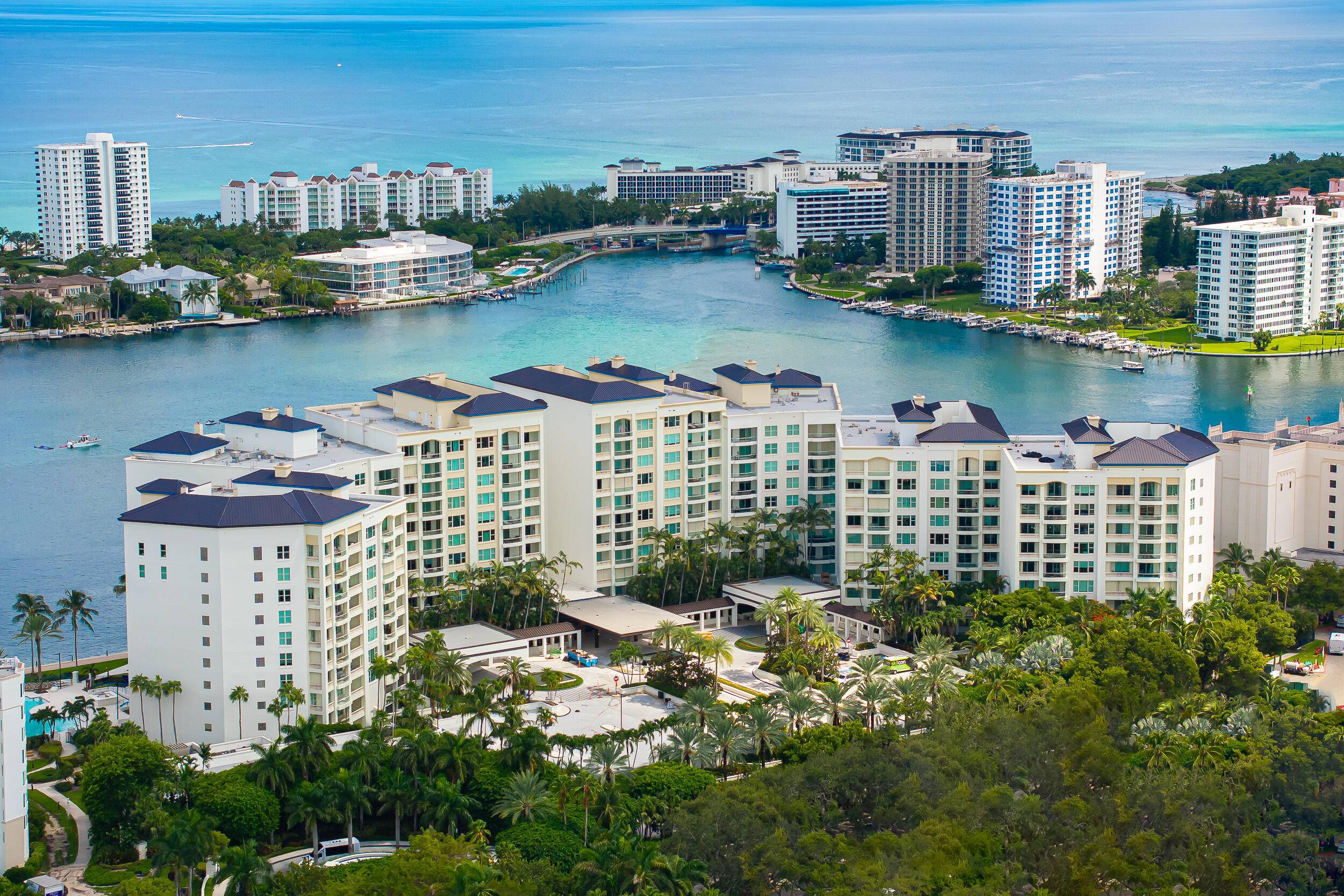Experience life above Lake Boca at the re imagined Mizner Grand Boca Raton's most exclusive waterfront address on the grounds of The Boca Raton Resort.