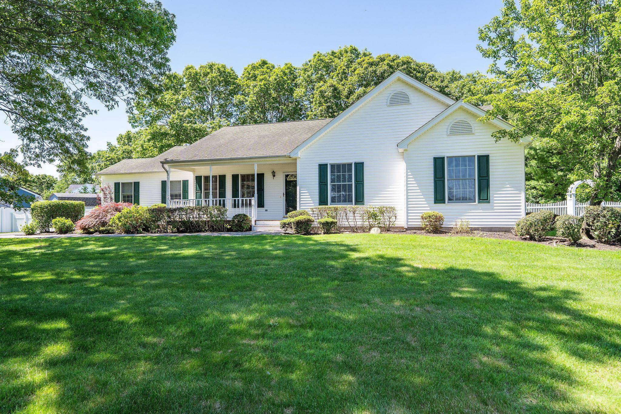 Located in a serene and secluded setting within the prestigious Great Rock Estates NO HOA, this charming ranch offers the perfect blend of comfort, privacy, and neighborhood elegance.