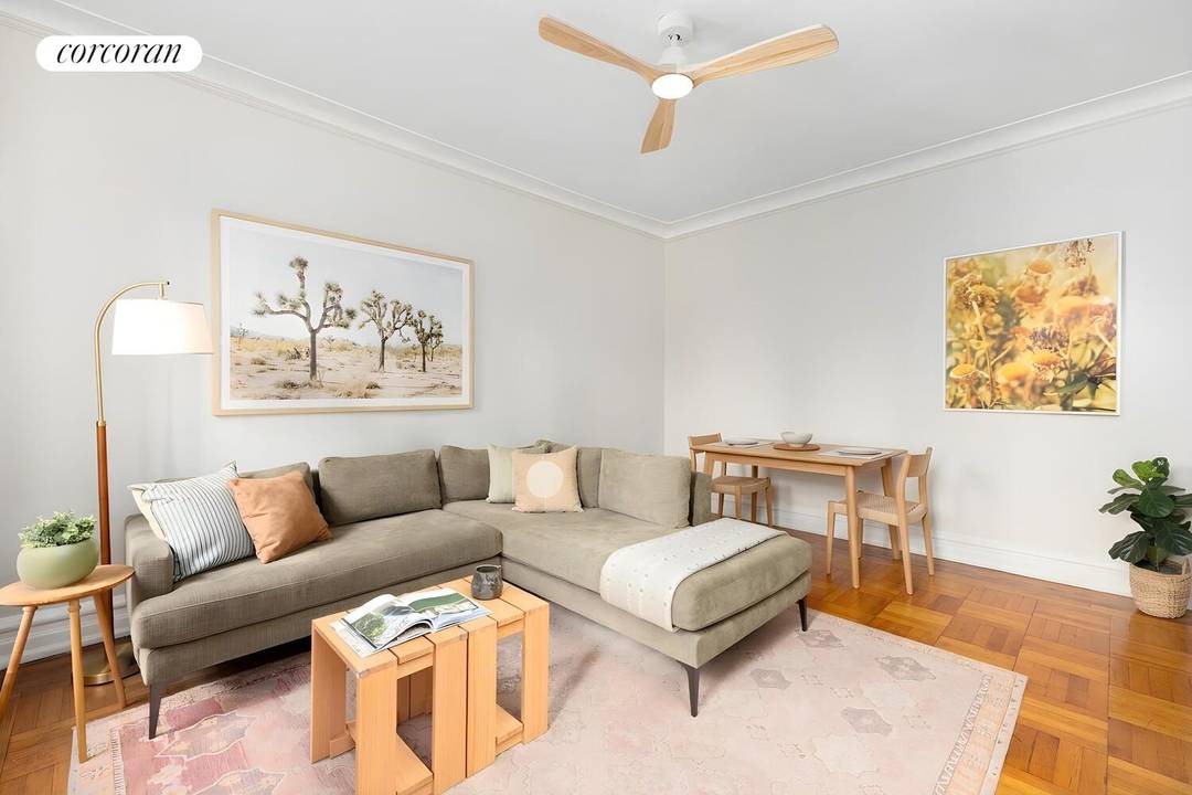 Welcome to Unit 2E, an expansive one bedroom, one bathroom residence set within one of the most desirable locations in all of Brooklyn, quietly positioned at the rear of the ...