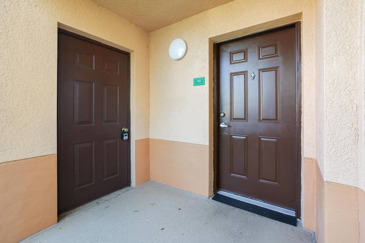 Excellent buy on this pristine 2 2 first floor condo with a beautiful lake view and ceramic tile throughout.