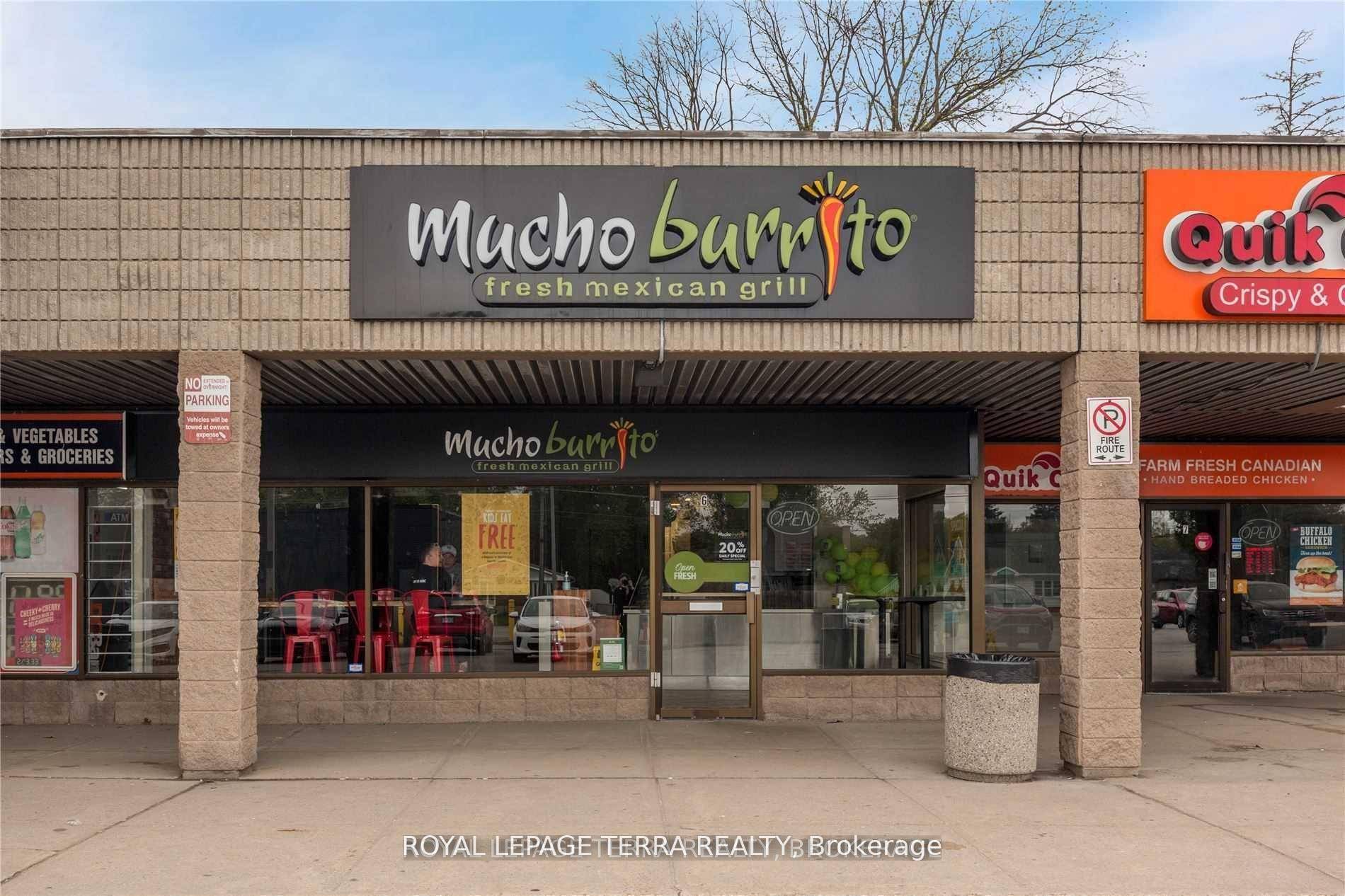 The Excellent Location Of The Mucho Burrito Franchise is approximately 1500 square feet and it Won't Last Long.