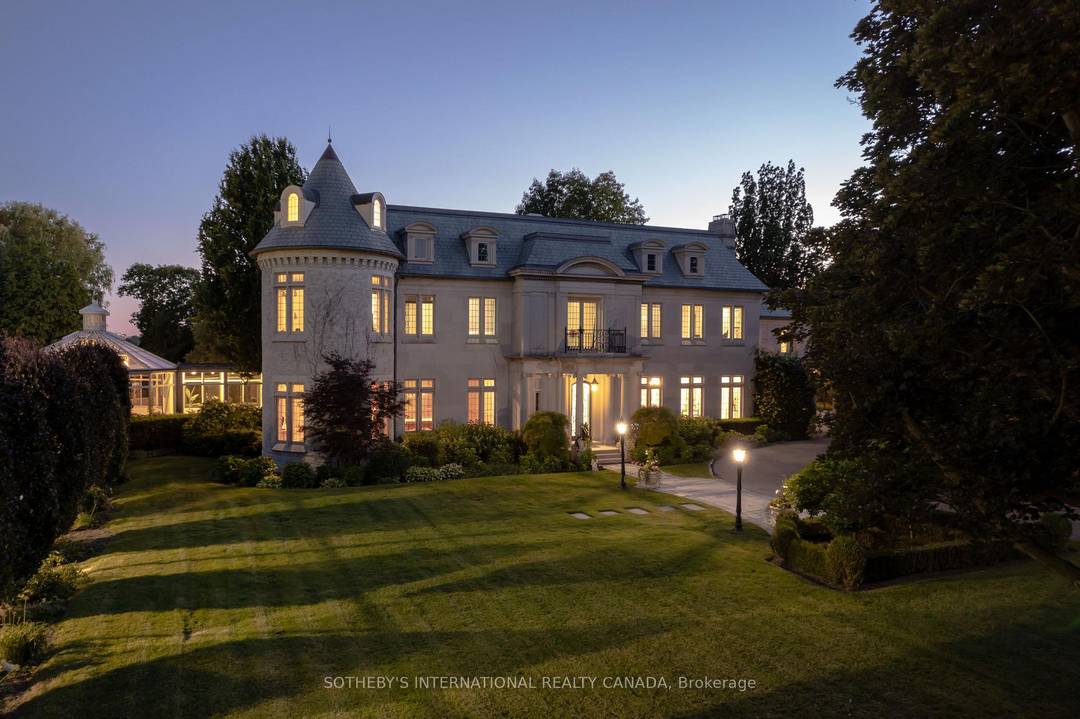 Arguably one of Torontos most iconic estates, this French style cha teau is an extraordinary expression of European grandeur on a 3.