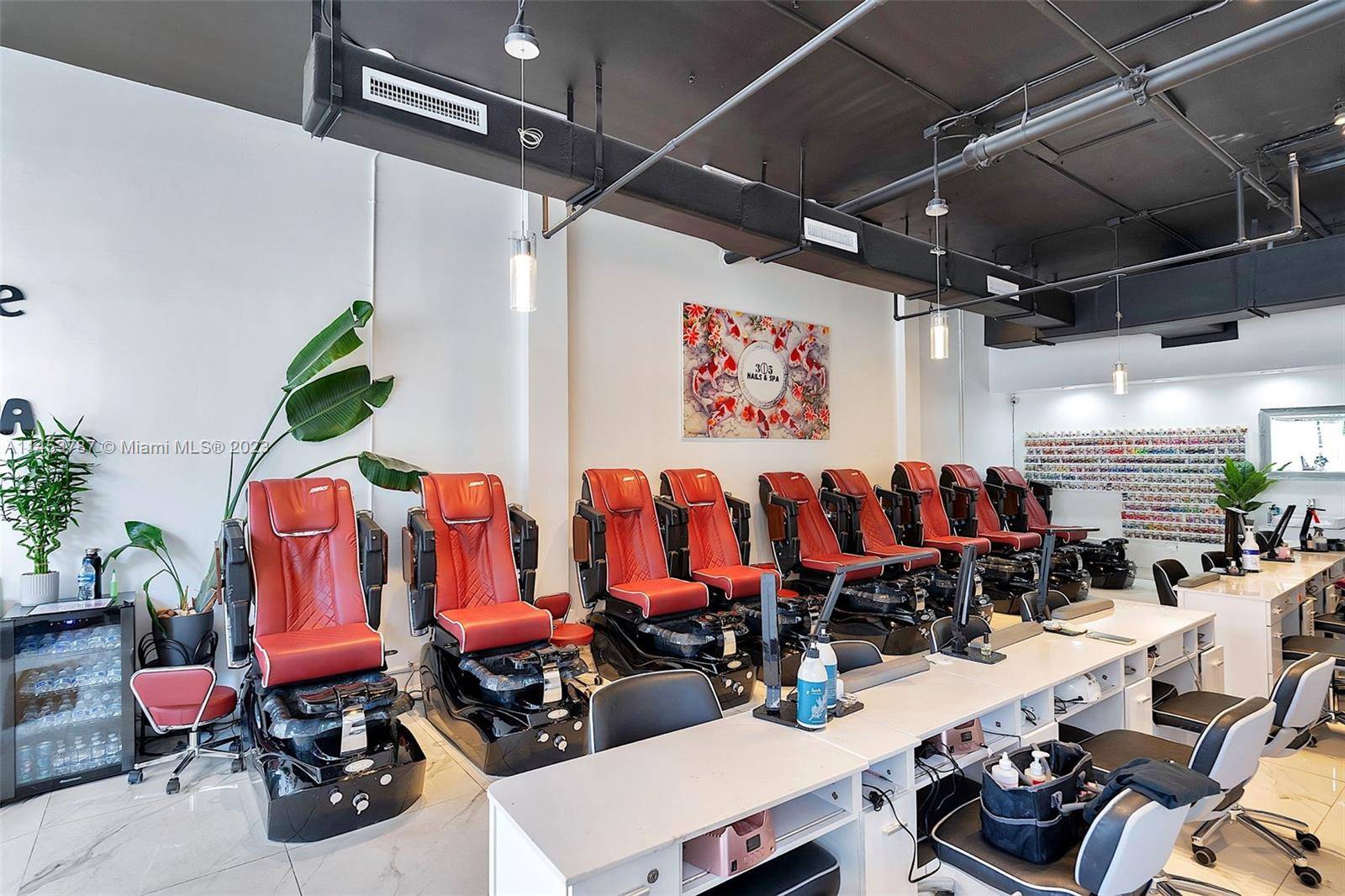 This nail salon is located on the popular 5th Ave.