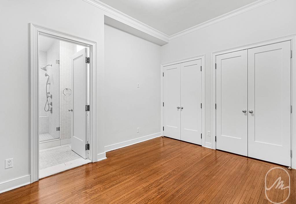 This gorgeous 3 bedroom 2 bath residence features high ceilings, pre war details, updated kitchen finishes, in home washer amp ; dryer, beautiful bay windows and a decorative fireplace.