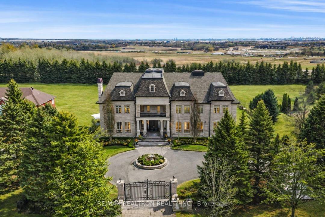An extraordinary French Cha teau inspired estate, set on a prestigious 1.
