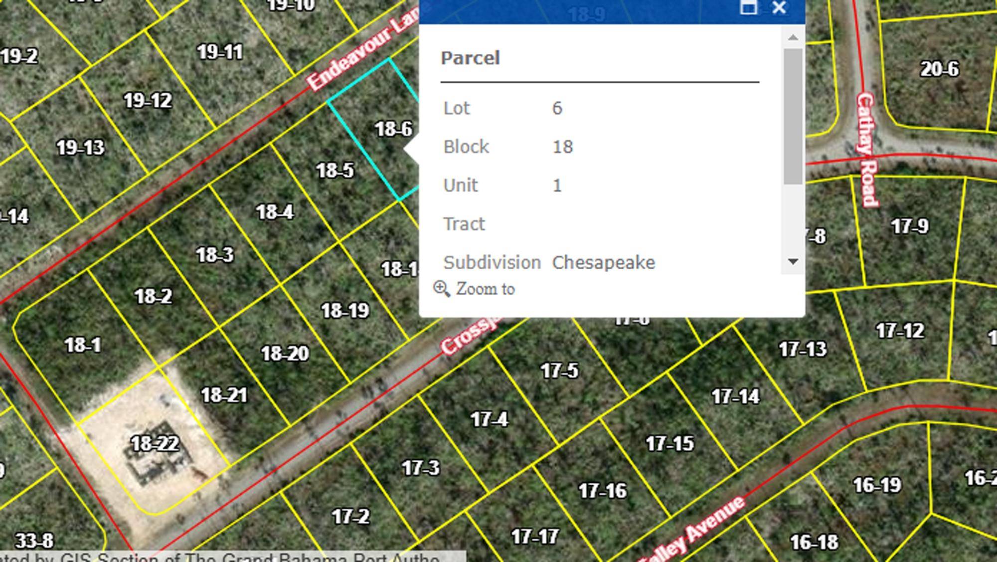 ENDEAVOR LANE LOT 6 Land Grand-Bahama-Freeport