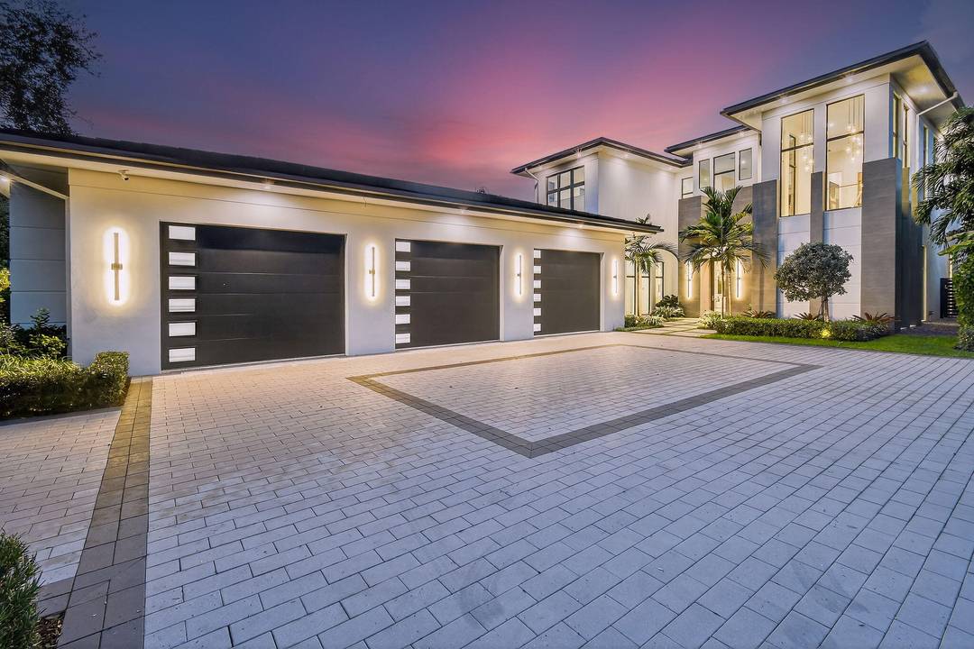 Newly built Intracoastal estate positioned on over half an acre along the direct Intracoastal.