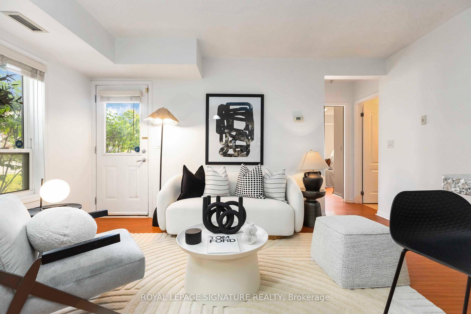 Step into this sun soaked, Mattamy built corner suite and feel the freedom of street level living, no elevators, no fuss, just you and your spacious wrap around balcony, perfect ...