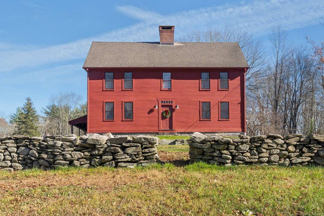 Tucked along a quiet country road, the Isaac Backus House c.