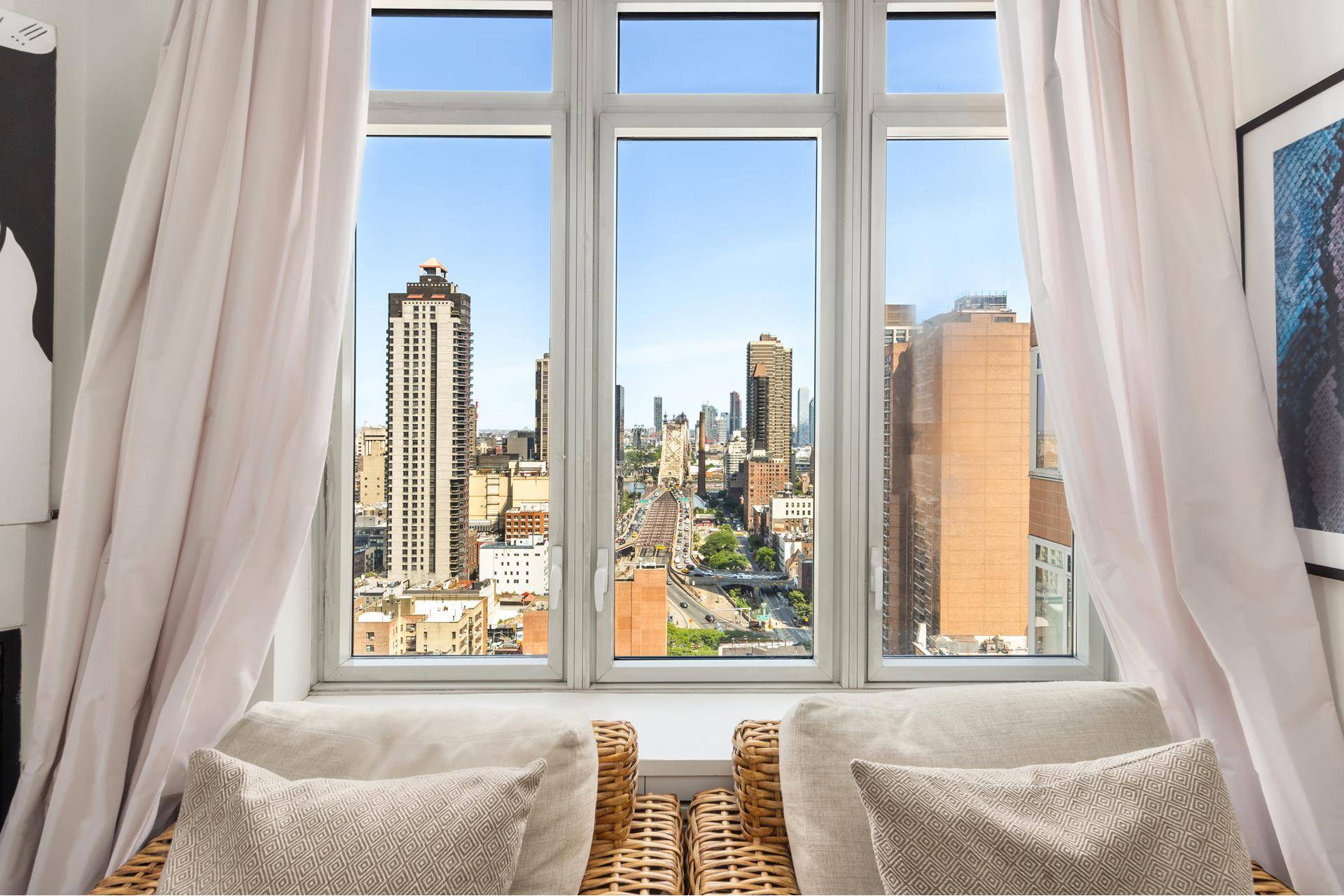 Welcome to Residence 22C, one of the highest two bedroom offerings at 205 East 59th Street.
