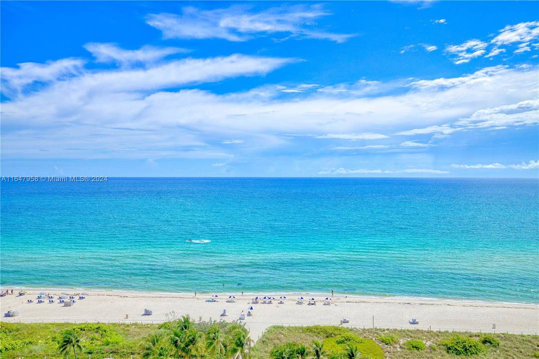 Spacious corner unit with unobstructed direct ocean views.
