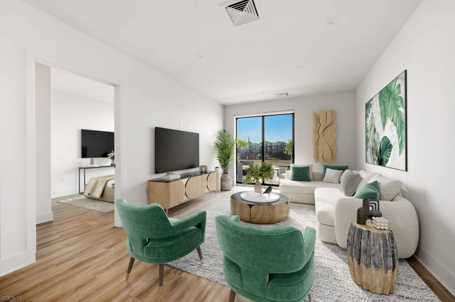 1083 square feet, 2 Bedrooms, 2 Baths.