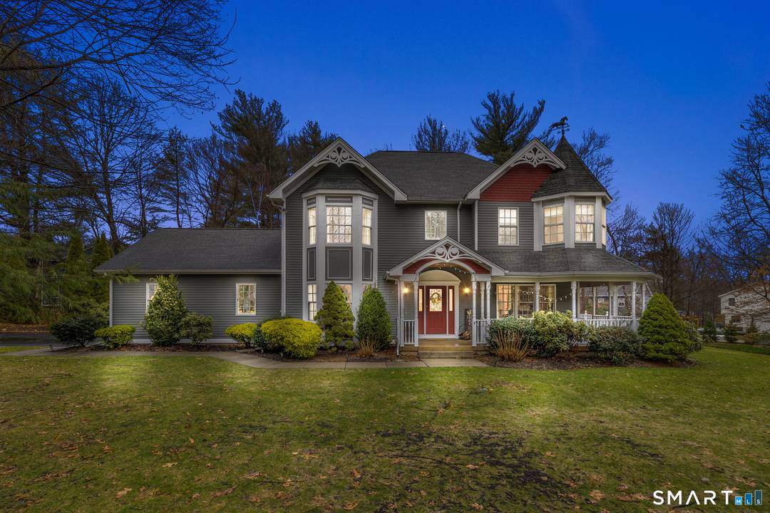 Gorgeous colonial in low traffic neighborhood atrium window entry and a south facing wrap around front porch with a cedar shiplap ceiling sets the tone before you even step inside.