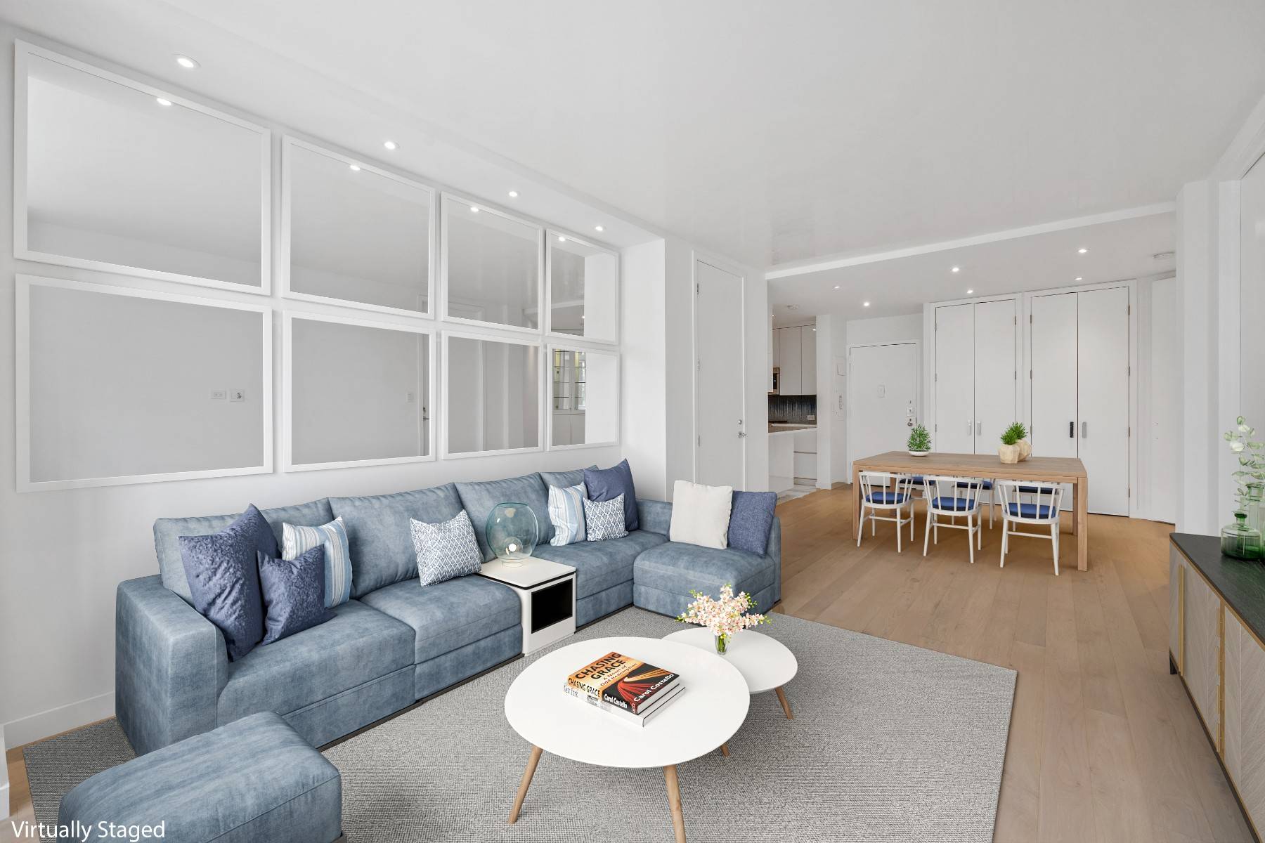 Situated on a quiet street in bustling Battery Park City, this two bedroom, two bath apartment delivers modern luxury in an ideal setting.