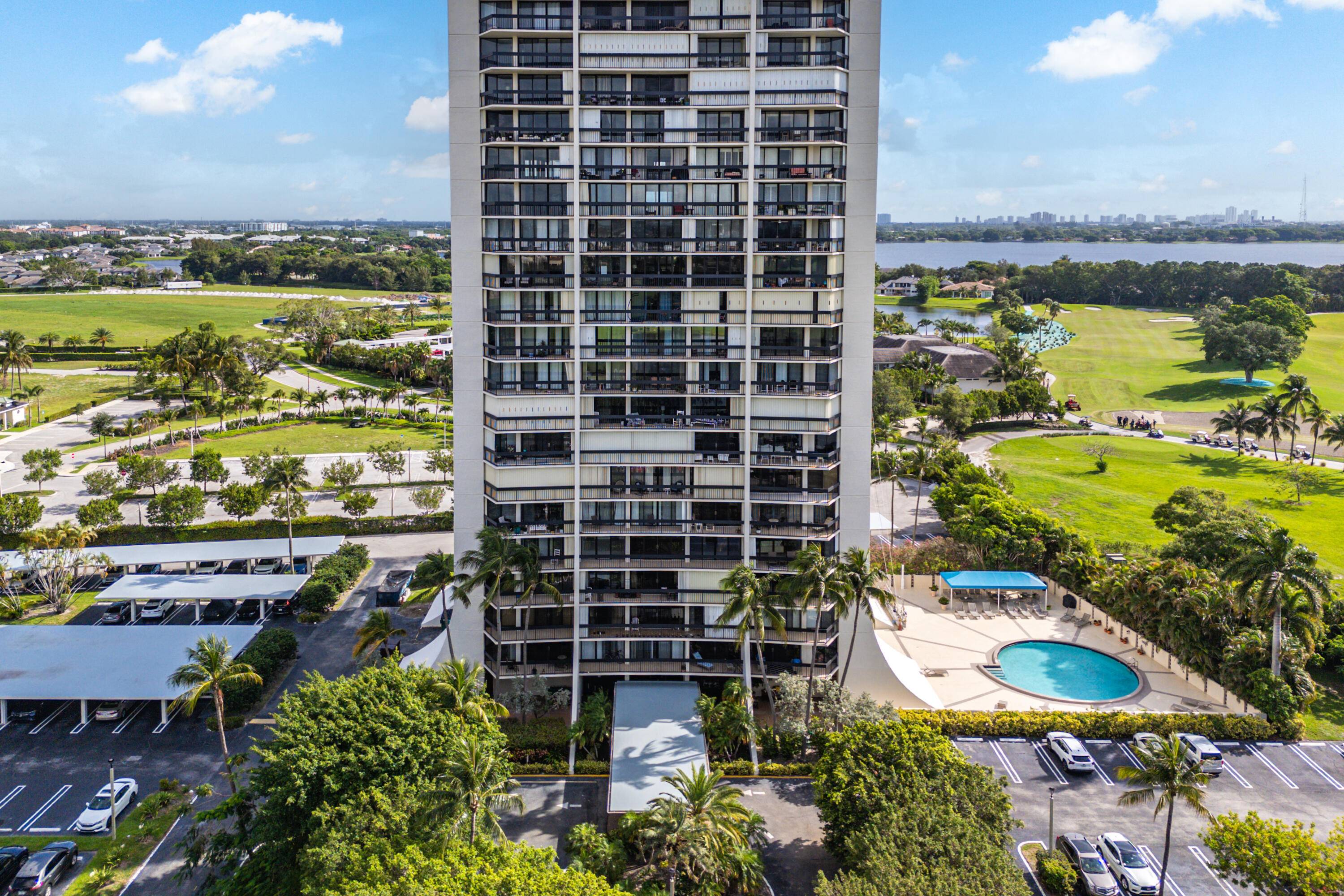 Set within the prestigious gated community of Lands of the President, this spacious 2 bedroom, 2 bath corner unit offers stunning panoramic views of the golf course through floor to ...