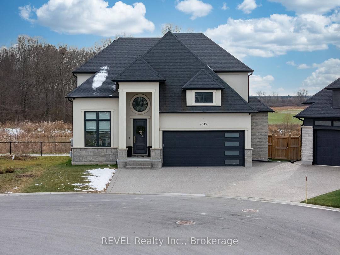 Luxury, style, and modern convenience define this stunning 2 storey stone amp ; stucco home, built in 2022 and backing onto a tranquil retention pond.