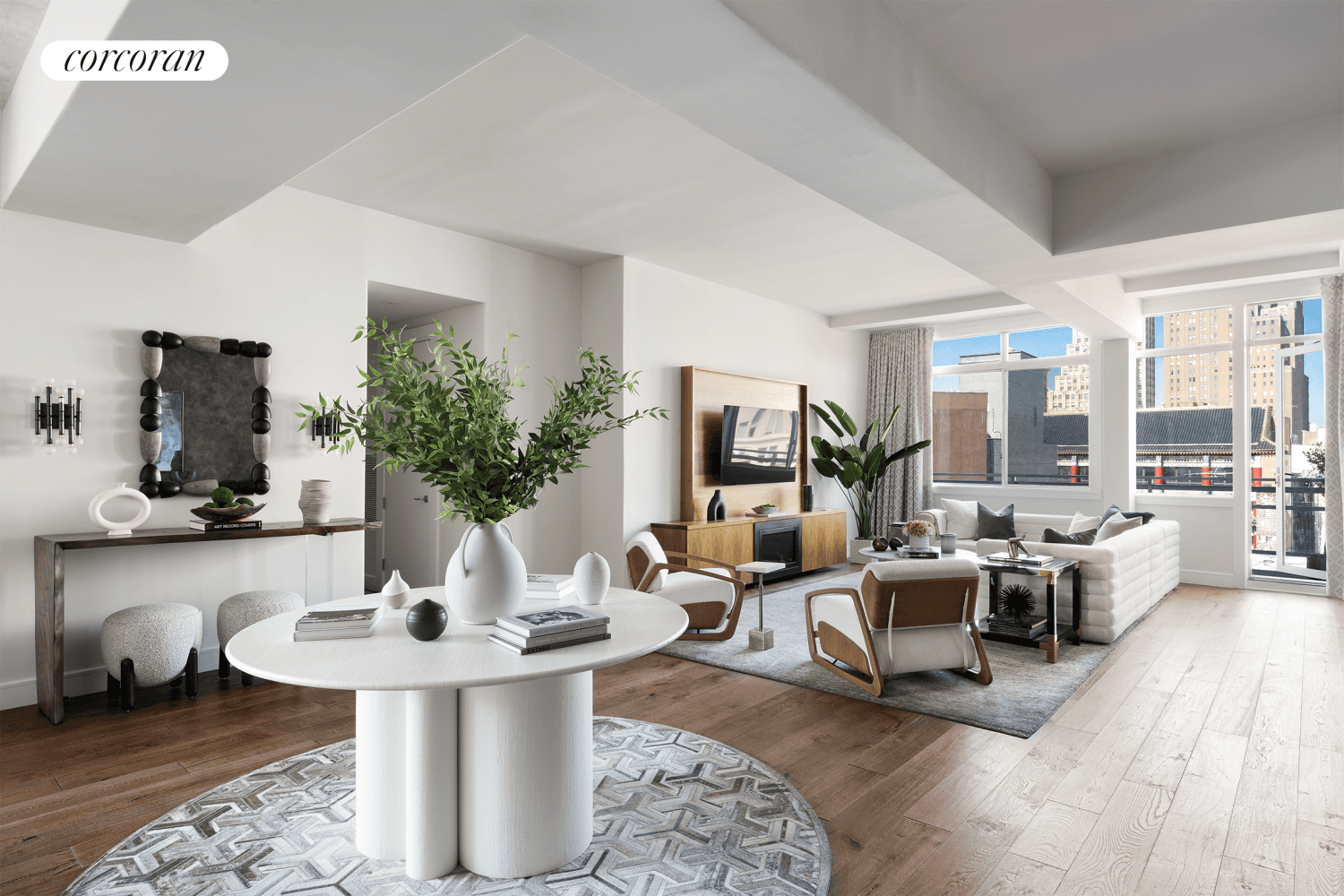 NOTE Taxes reflect primary residence discount Encompassing 3, 045 of interior and 658 of exterior square feet, Penthouse B emerges as a self sufficient urban retreat in downtown Manhattan.