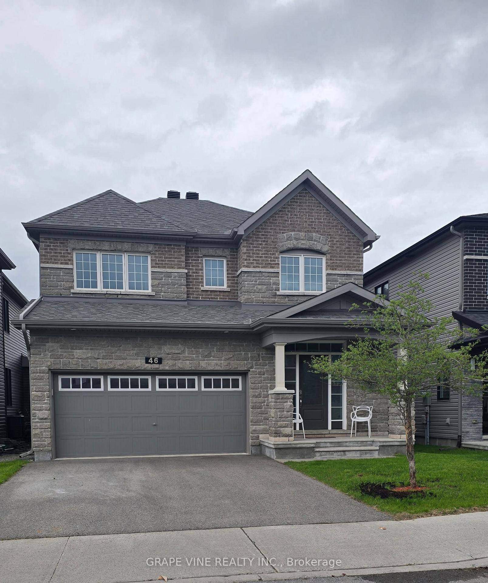 Welcome to 46 Knockaderry Crescent, a stunning 2018 built Fitzroy model by Minto, located in the sought after Quinn's Pointe neighborhood of Barrhaven.