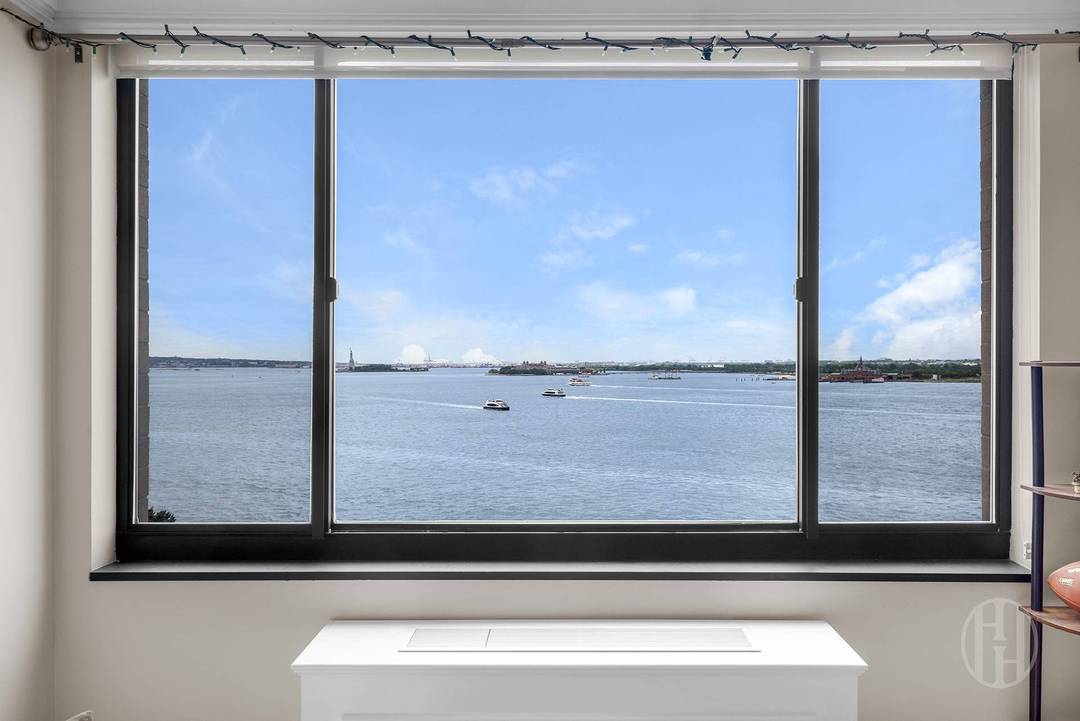 An exceptional one bedroom apartment with direct Statue of Liberty and Hudson River Views.