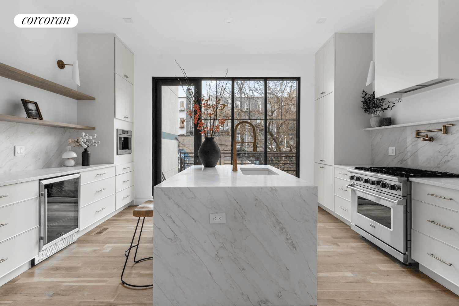 16 Goodwin Place is the picture perfect multi unit townhome with an extra deep backyard on a hidden tree lined street in bustling Bushwick presenting buyers both a luxurious home ...