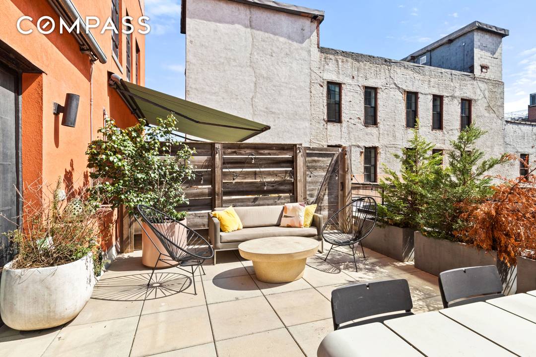 Rarely available 2BR 2BA southern facing Duplex with a Private Roof Deck and Private Balcony in DUMBO !
