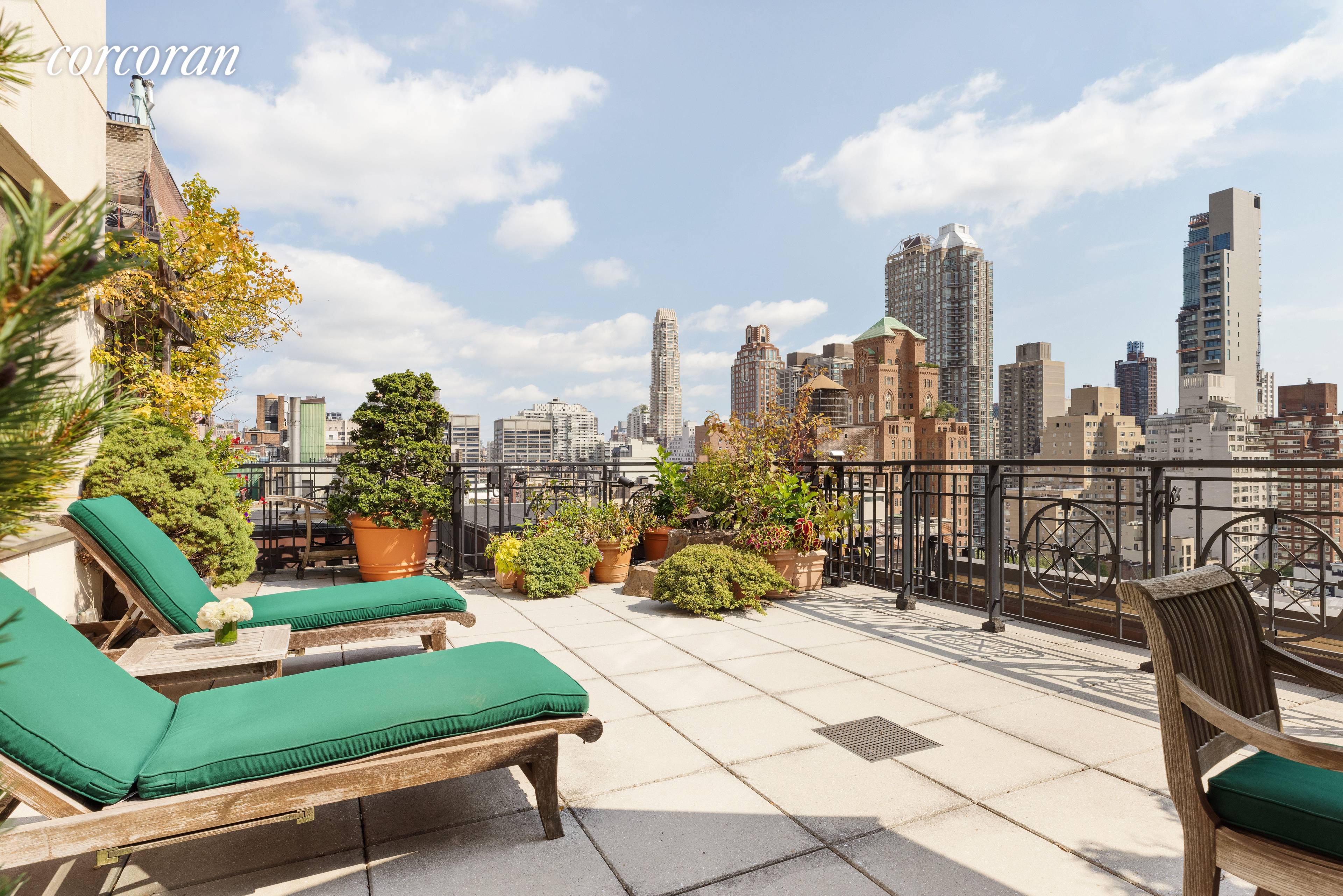 Stepping out of your elegant private elevator into the grand windowed entrance hall, a rare and lavish wraparound terrace is just the first striking feature you set eyes on in ...
