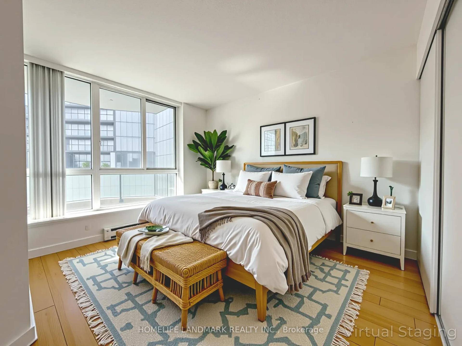 FREE One Month Rent ! Experience luxury downtown living at Minto Plaza in this spacious 2 bedroom, 2 bathroom NW corner suite with approx.