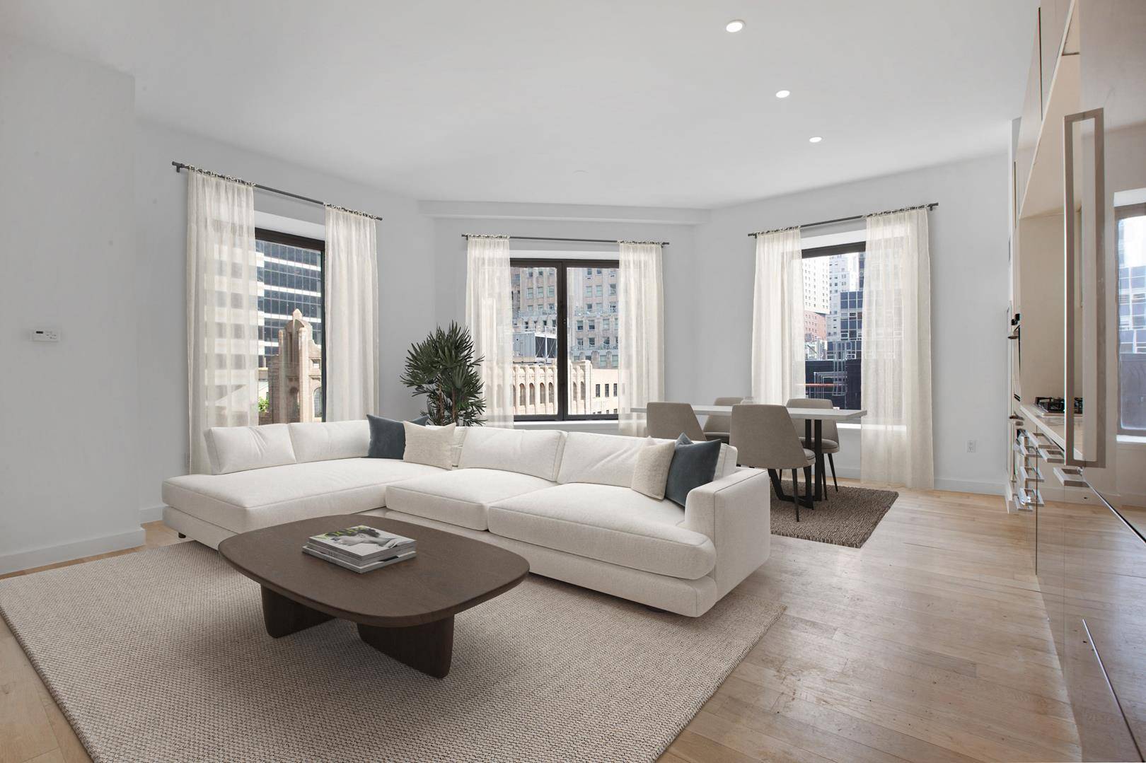 Platinum Properties is proud to present residence 19M at 75 Wall Street, a spacious, 1, 244 square foot two bedroom 2 bathroom layout with ample natural lightThis apartment boasts a ...