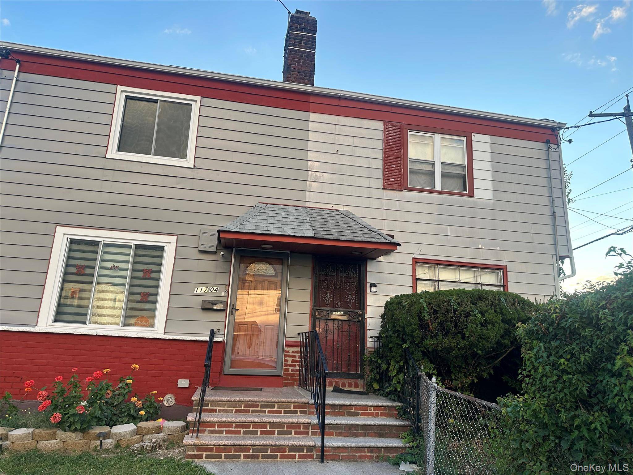 Corner property. One family located in a desirable neighborhood, comes with three bedrooms, 1.