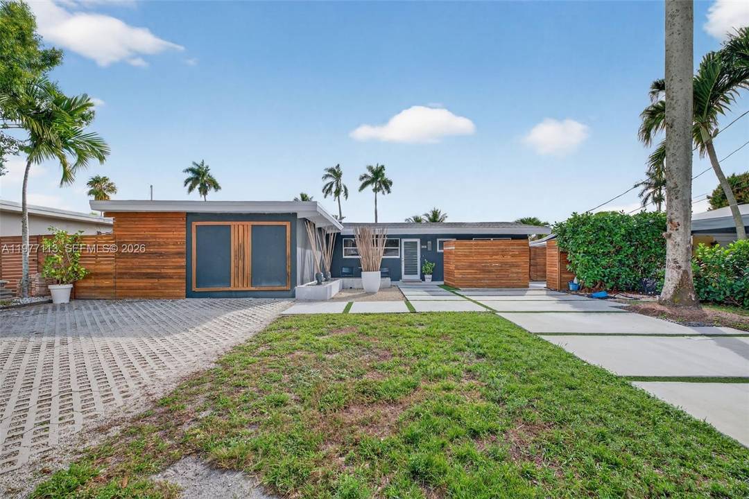 Completely renovated waterfront home in Lauderdale Isles with ocean access and no fixed bridges.