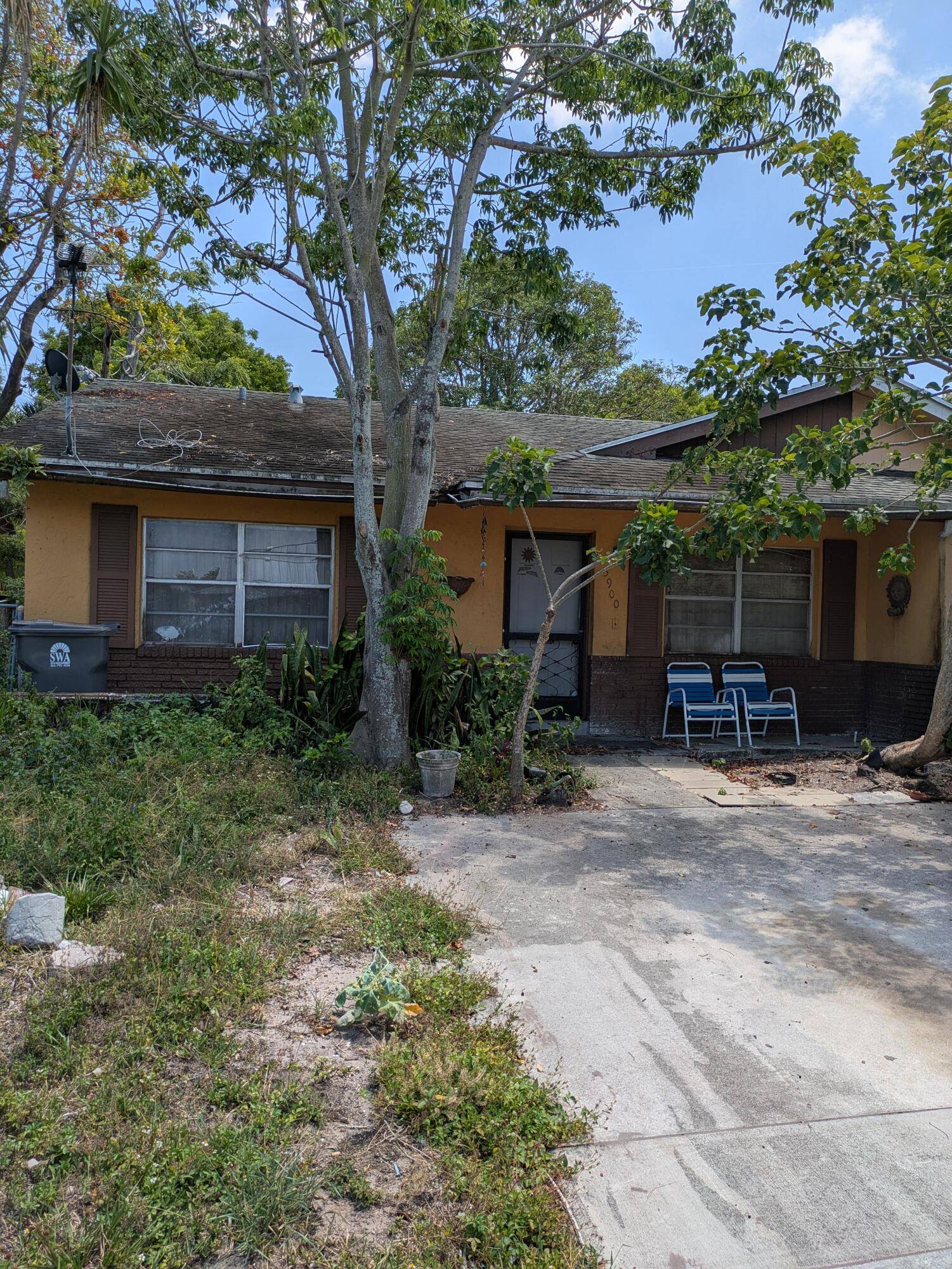 NO HOA you own the land and this CBS home.