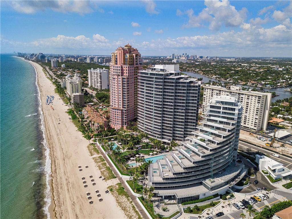This exceptional corner residence provides breathtaking views of the Ocean, Intracoastal amp ; City of Ft.