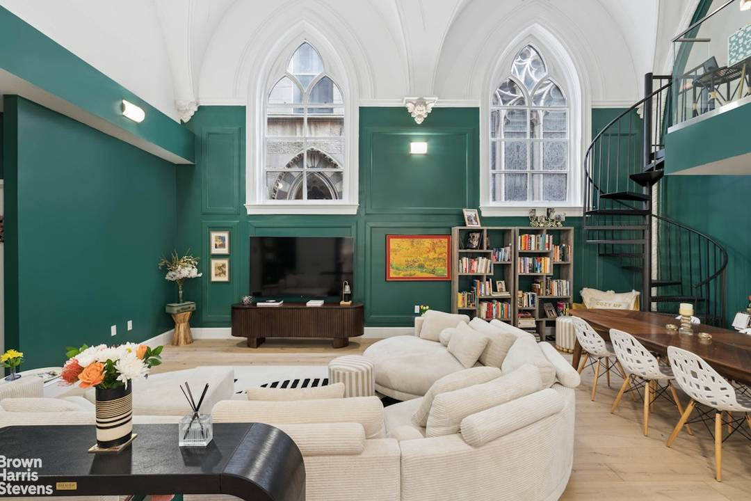 Welcome to Residence 2B at 463 West 142nd Street a one of a kind loft set within a converted church convent, where original architectural detail and dramatic ceiling height define ...