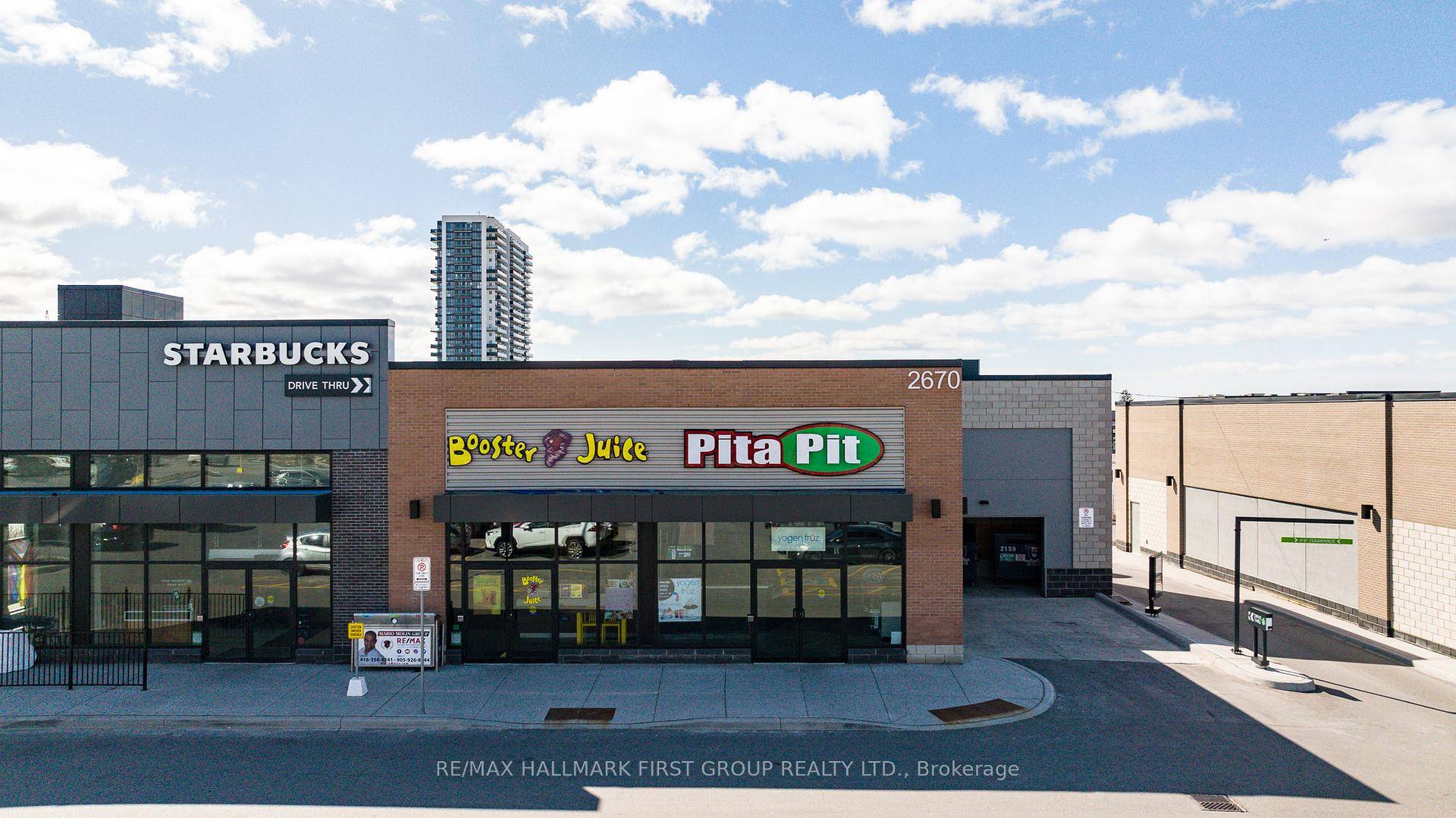 Incredible Opportunity To Own A Brand New 3rd Generation Pita Pit In A Busy New Plaza At Riocan Winfields.
