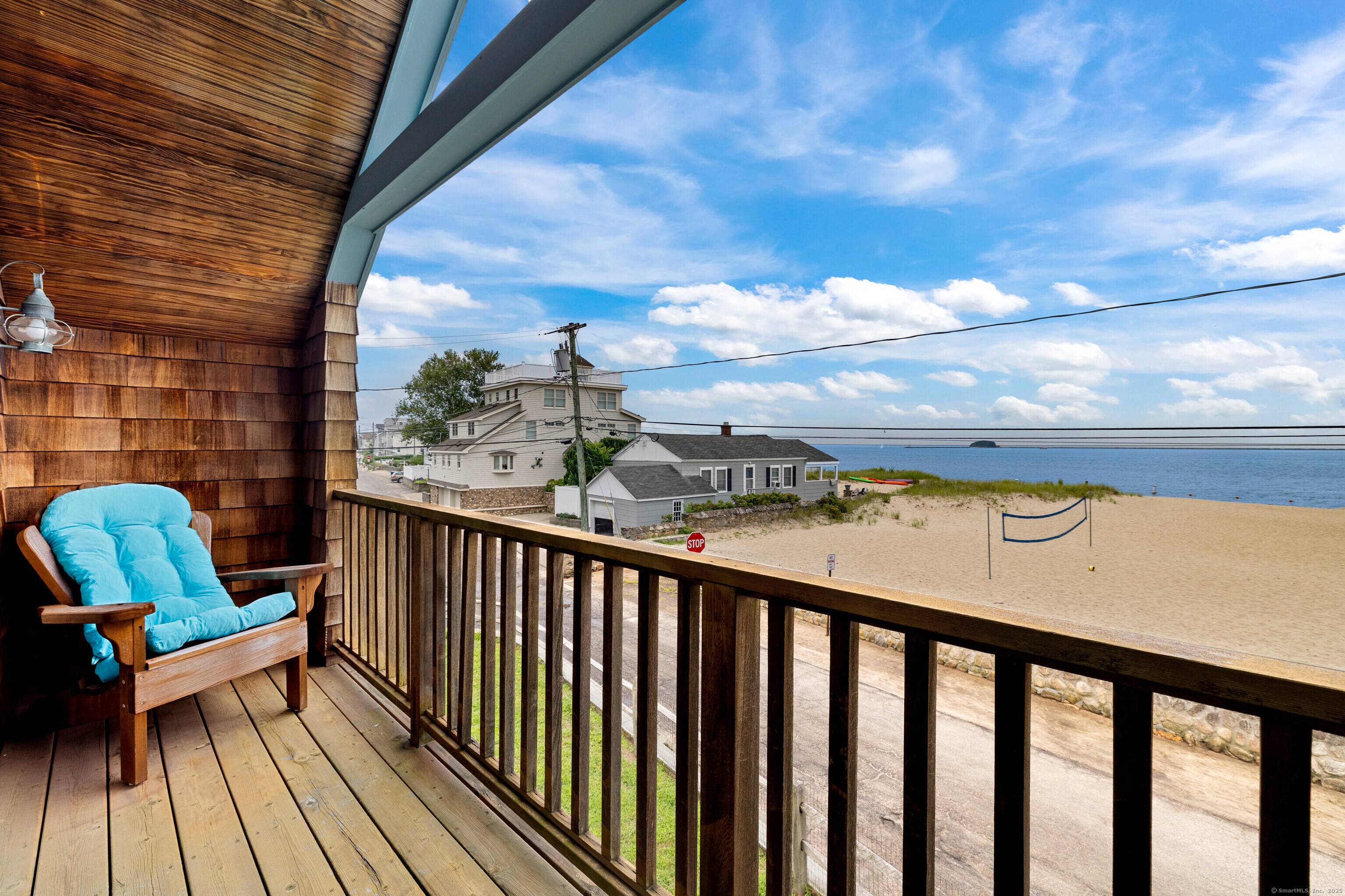 Charming, rare find, water front New England Beach home.