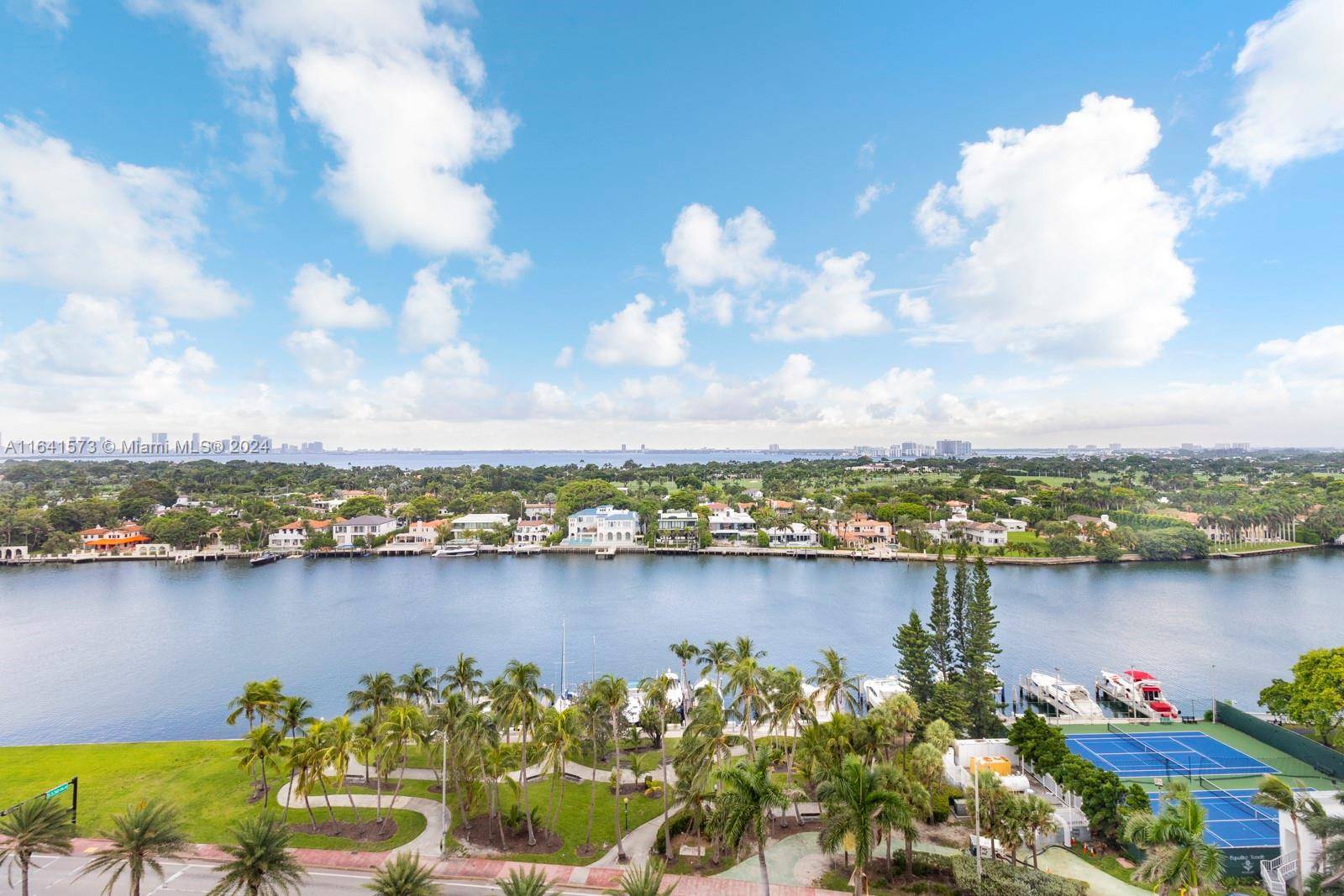 Spectacular direct intracoastal, bay and downtown views from this oversized, studio, at The Carriage House !