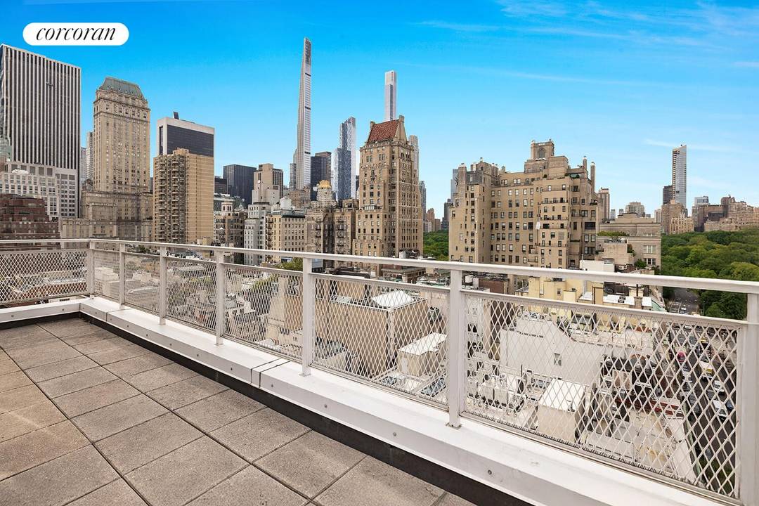 One of Manhattan's Most Precious Terraced Apartments A rare, sun filled two bedroom, two bathroom home with two sweeping wraparound terraces and spectacular panoramic views in every direction.