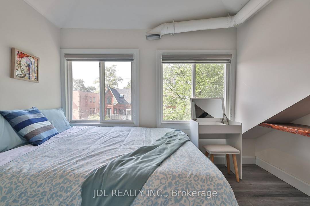 Fully furnished room for rent at 5 Sorauren Ave, located in the heart of Toronto's highly sought after Roncesvalles Village.