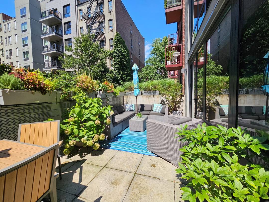 Welcome to Apt 202 at the Cereza with Rare Private Garden Terrace.