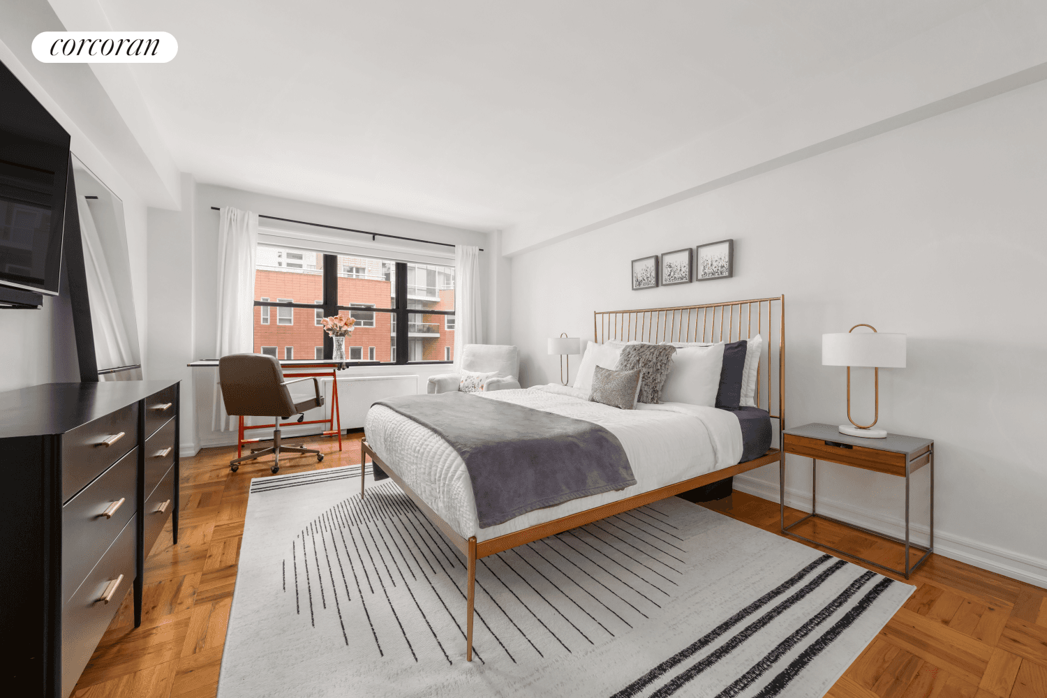 Large converted 2 bedroom in Full Service Turtle Bay area coop features a large sunken living room, renovated Galley Kitchen with Stainless steel appliances, stone countertops and two walls of ...