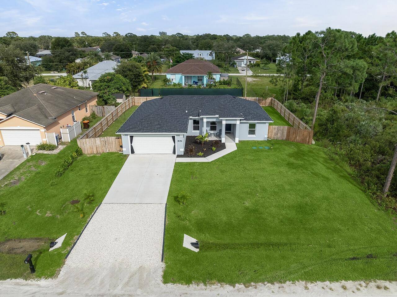 Stunning new 2024 Ameron Homes CBS construction Vero Lake Estates !
