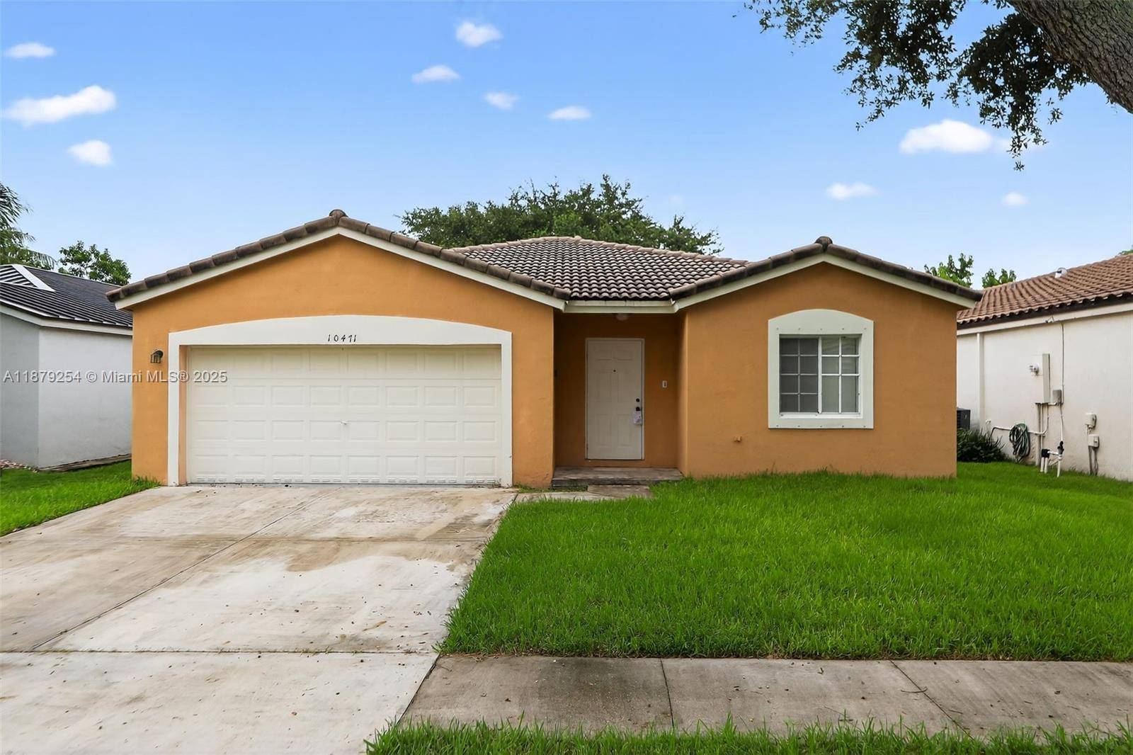 This waterfront ranch style home features a 4 2 layout with a two car garage and is move in ready.