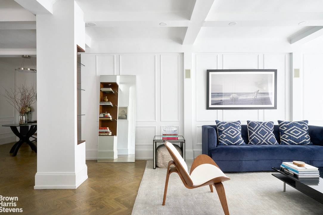 Apartment 9A, a Classic Five, is particularly attractive and gracious.