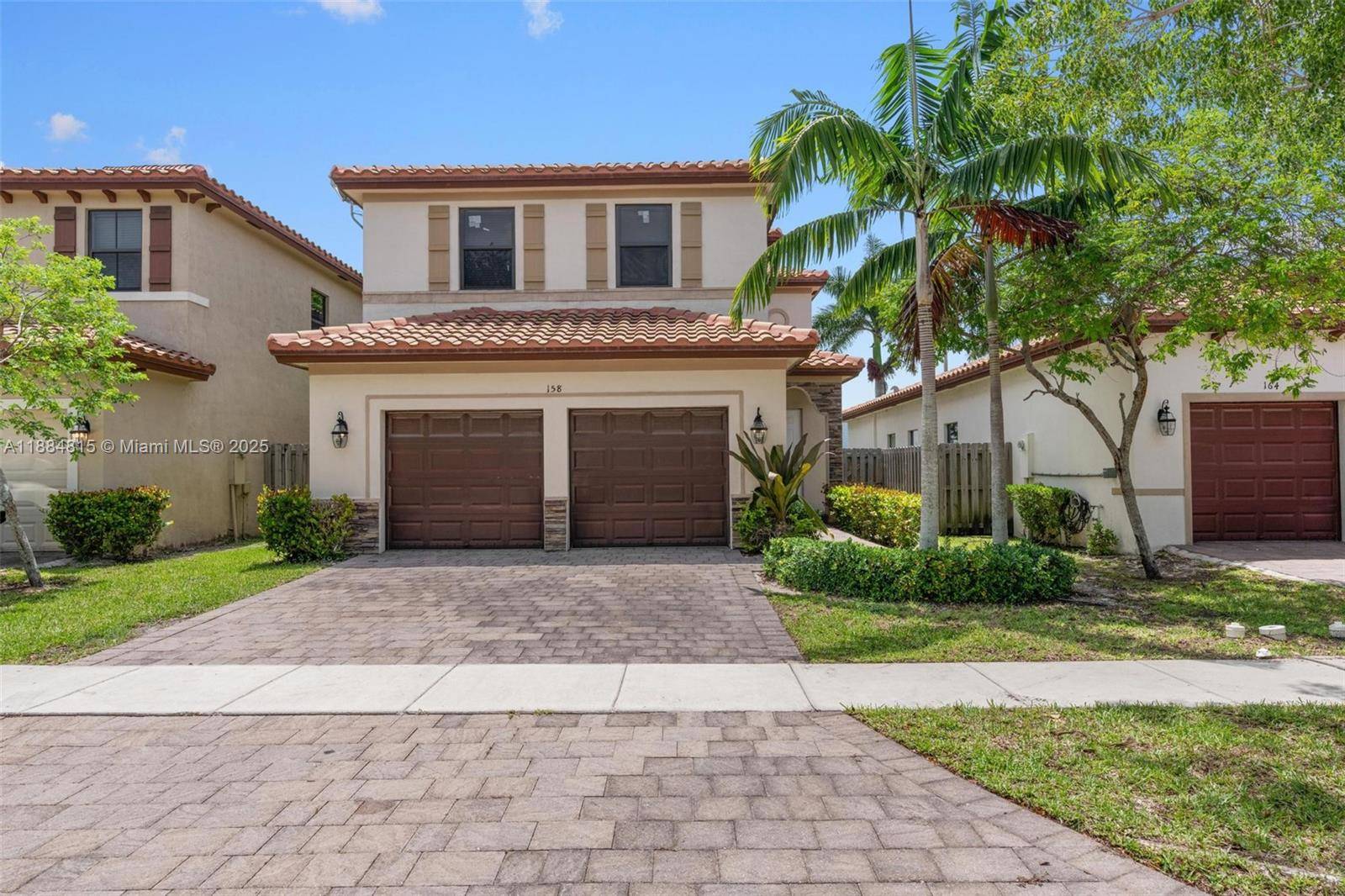 Beautiful 3 bedroom, 2. 5 bath home featuring a dramatic entry with soaring ceilings and an open concept layout on the first floor.