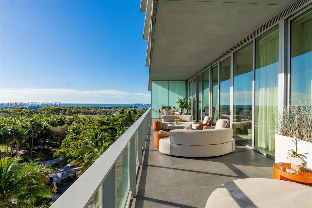 Exclusive, move in ready duplex masterpiece in the rarely available South Tower of the iconic Grove at Grand Bay.