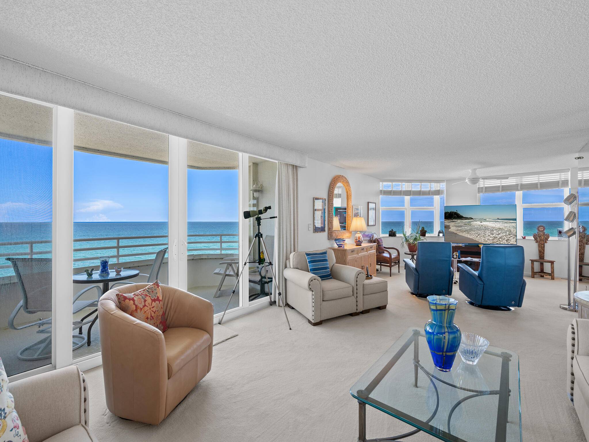 Outstanding views ! Large two bedroom with multiple balconies !